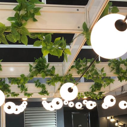 Corrente decorativa exterior LED 10xLED/0,8W/230V IP67 2500K 7,7 m