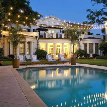 Corrente decorativa exterior LED 20xE27/1W/230V 20 m IP65 preto