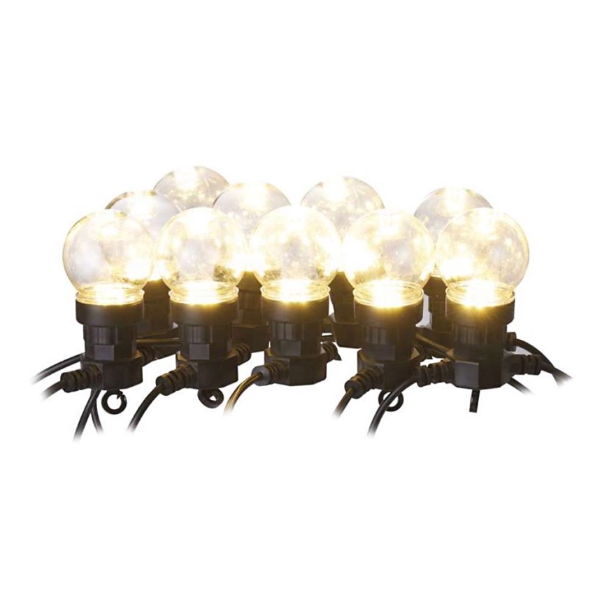 Corrente decorativa exterior LED 50xLED/10m IP44 transparente