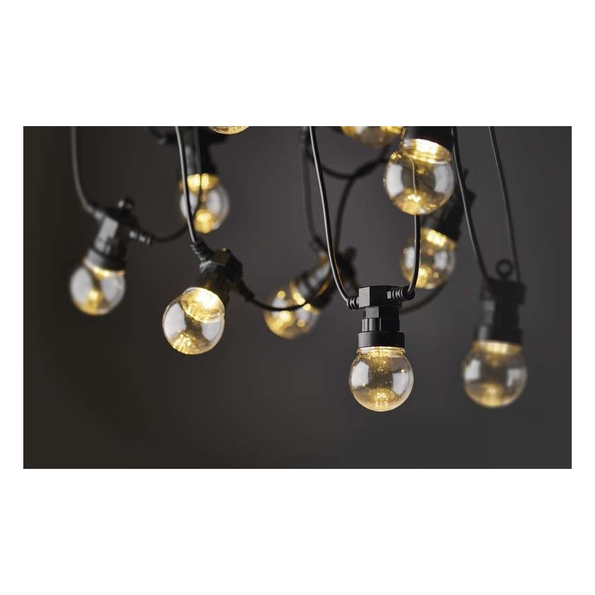 Corrente decorativa exterior LED 50xLED/10m IP44 transparente