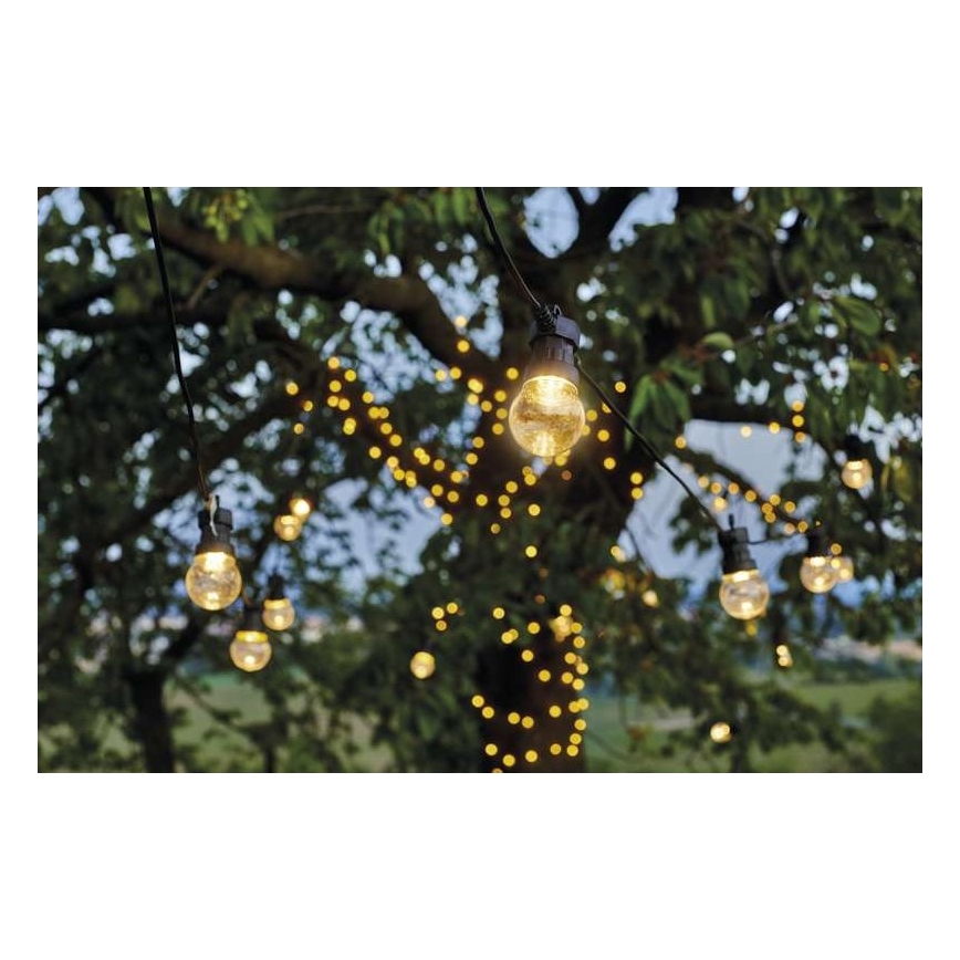 Corrente decorativa exterior LED 50xLED/10m IP44 transparente