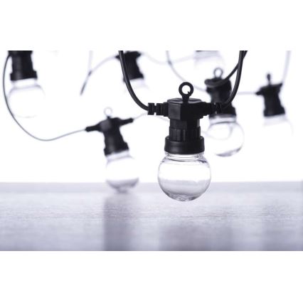 Corrente decorativa exterior LED 50xLED/10m IP44 transparente