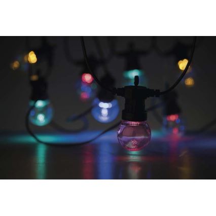 Corrente decorativa exterior LED 50xLED/10m IP44 transparente
