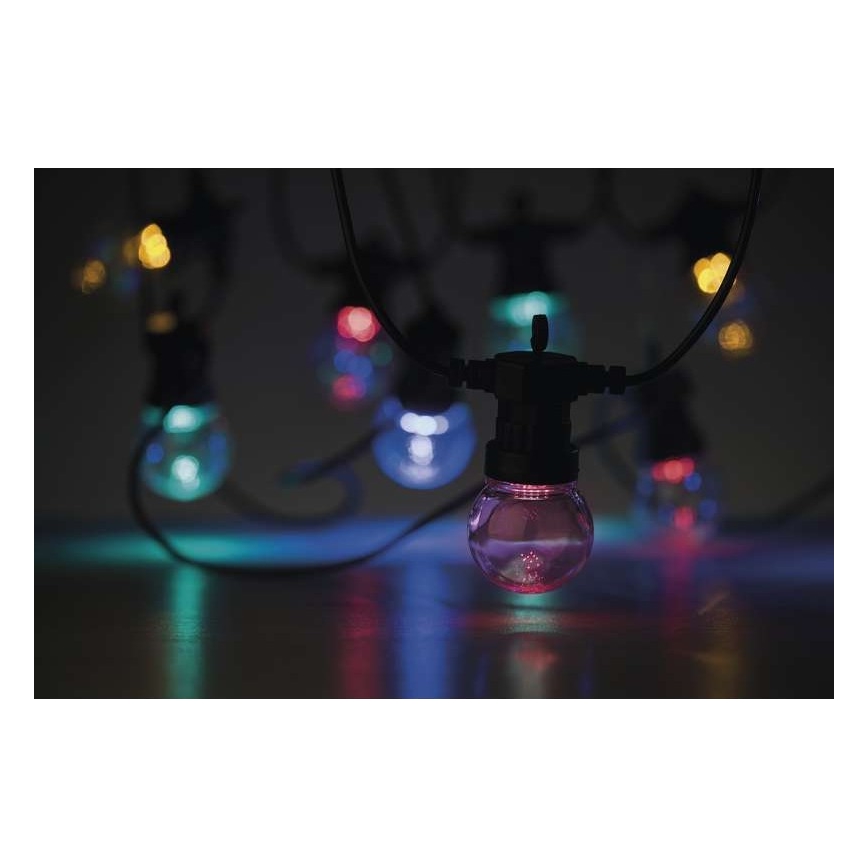 Corrente decorativa exterior LED 50xLED/10m IP44 transparente