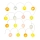 Corrente decorativa LED 16xLED/2xAA 3,3m branco quente