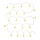 Corrente decorativa LED 20xLED/3xAA branco quente