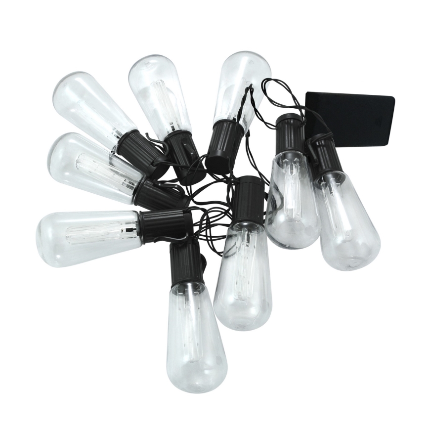 Corrente decorativa LED EDISON 2,65 m 10xLED/2xAA
