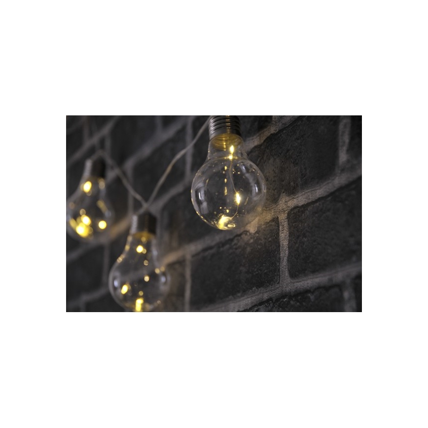 Corrente decorativa LED SMOLDER 2,1 m 10xLED/2xAA