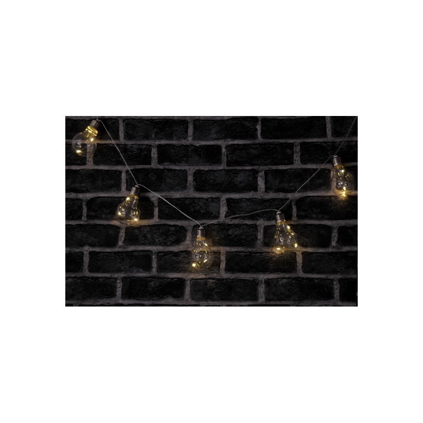 Corrente decorativa LED SMOLDER 2,1 m 10xLED/2xAA