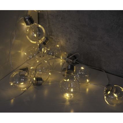 Corrente decorativa LED SMOLDER 2,1 m 10xLED/2xAA