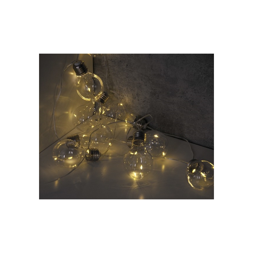 Corrente decorativa LED SMOLDER 2,1 m 10xLED/2xAA