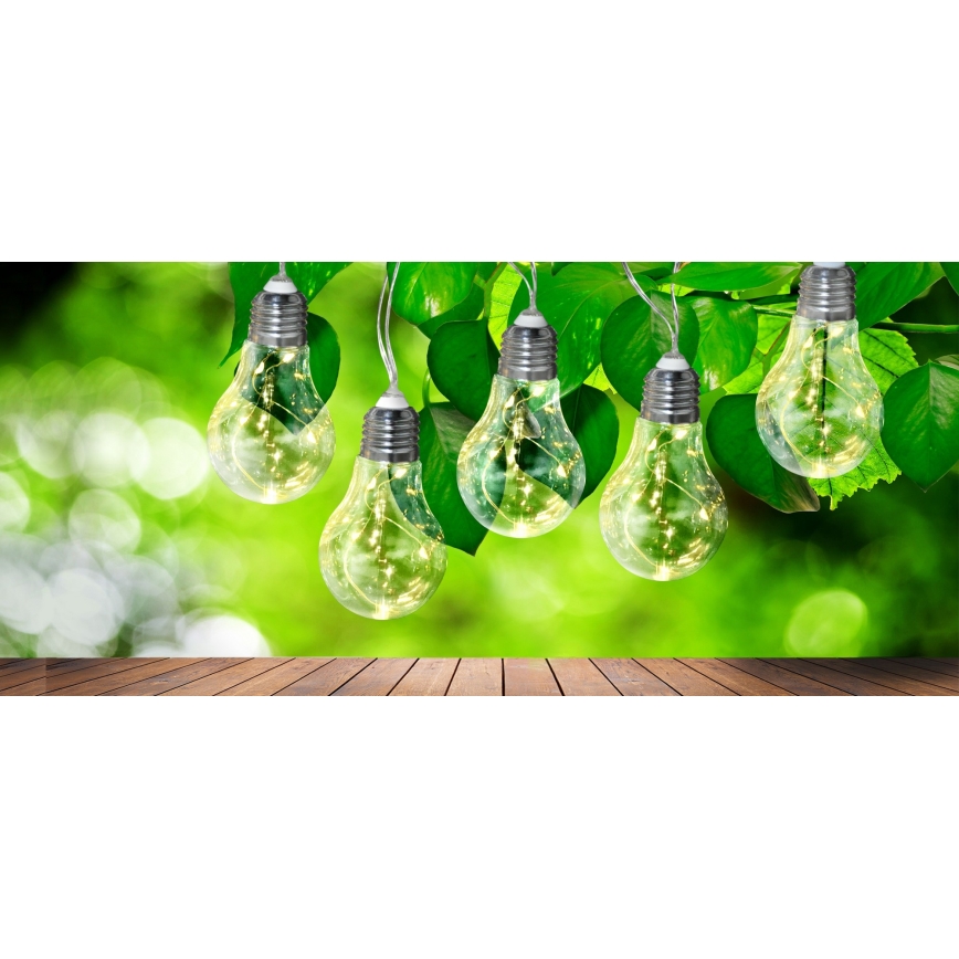 Corrente decorativa LED SMOLDER 2,1 m 10xLED/2xAA