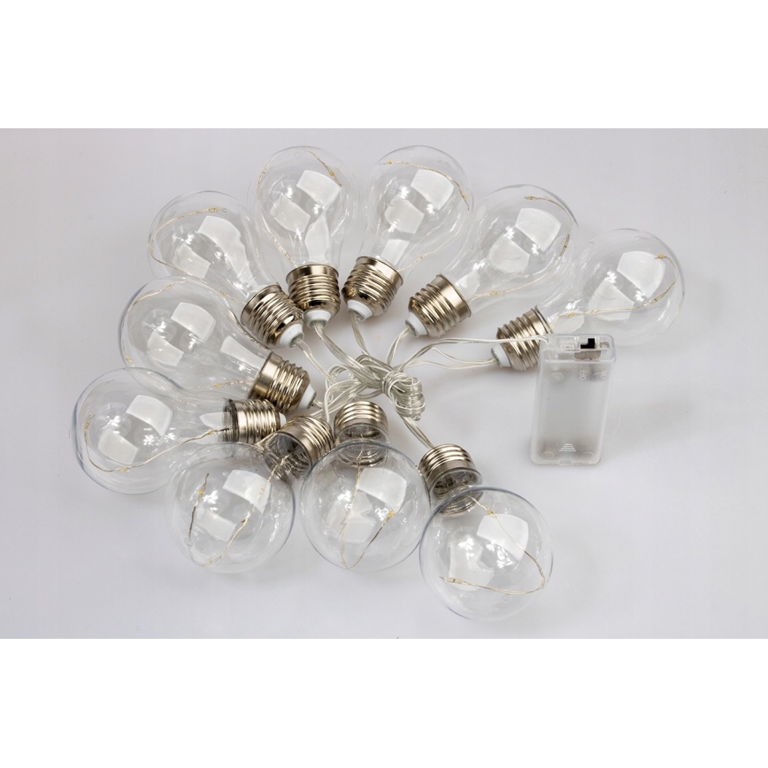 Corrente decorativa LED SMOLDER 2,1 m 10xLED/2xAA