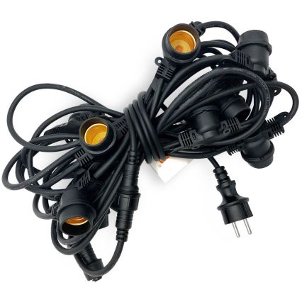 Corrente decorativa para exterior MIMOSA 10xE27/1,3W/230V IP44 10 m