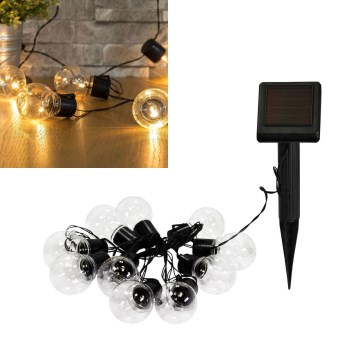 Corrente decorativa solar LED/1,2V 3,8 m IP44