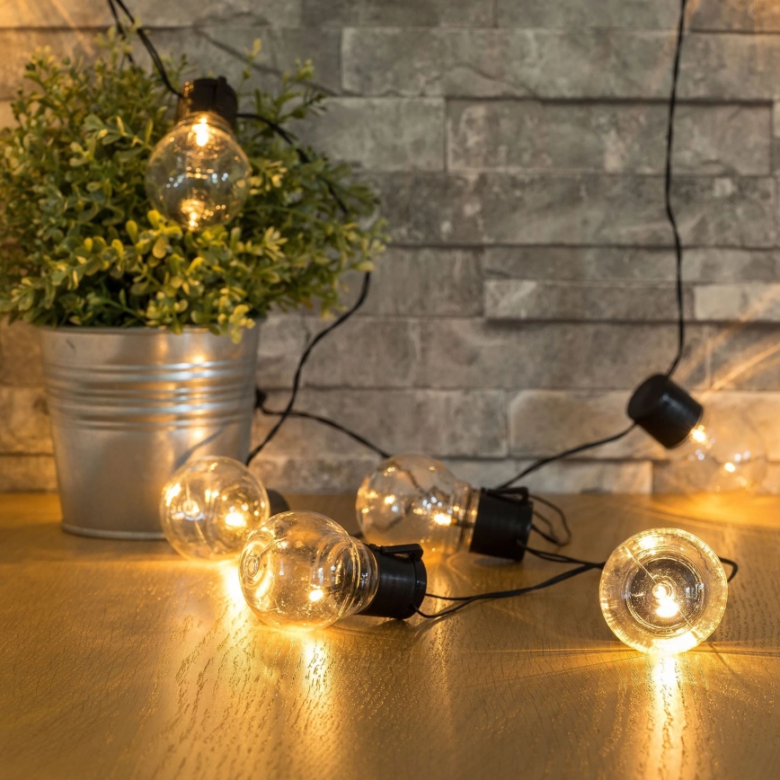 Corrente decorativa solar LED/1,2V 3,8 m IP44
