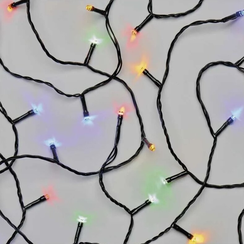 Corrente exterior de Natal LED 100xLED/10m IP44 multicolor