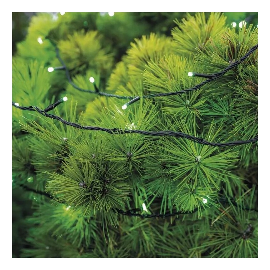 Corrente exterior de Natal LED 100xLED/10m IP44 verde