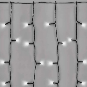 Corrente exterior de Natal LED 100xLED/1x2m IP44 branco frio