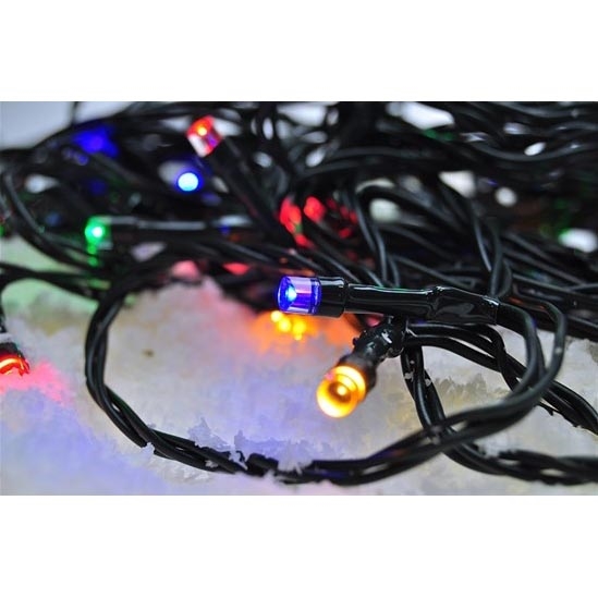 Corrente exterior de Natal LED 100xLED/8 funções IP44 13m multicolor