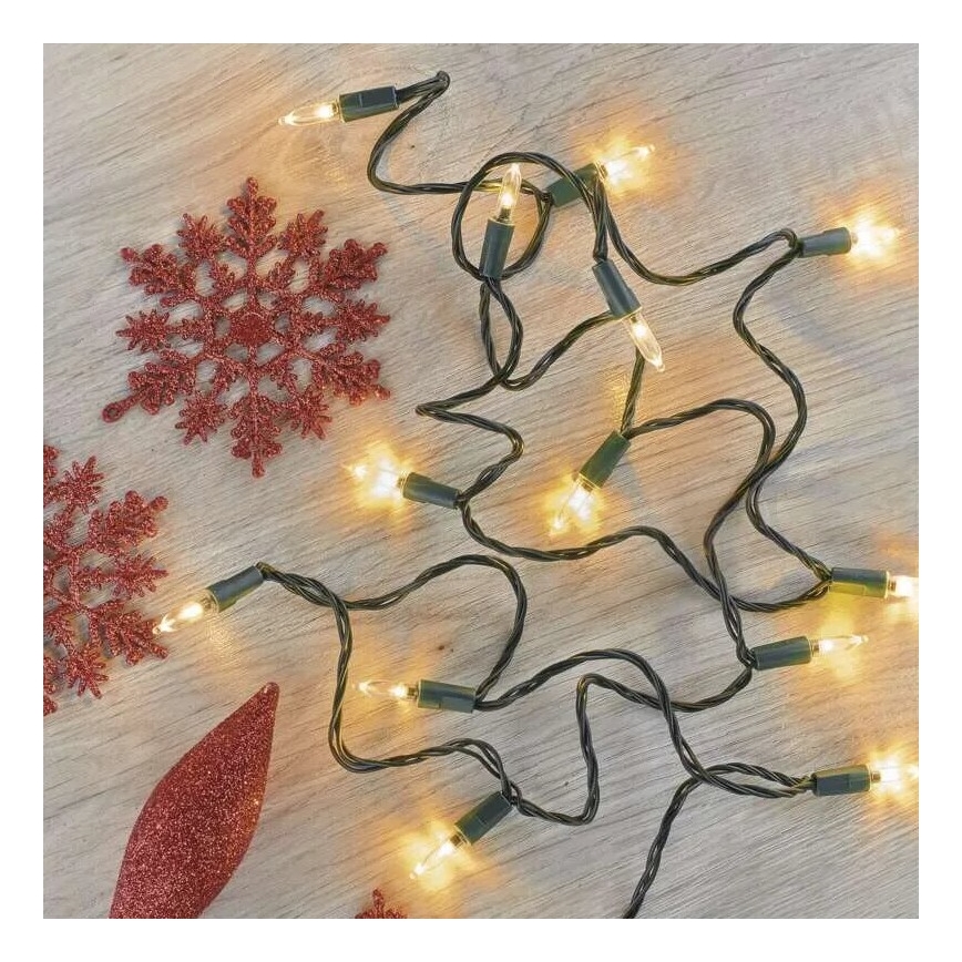 Corrente exterior de Natal LED 150xLED/27,35m IP44 vintage