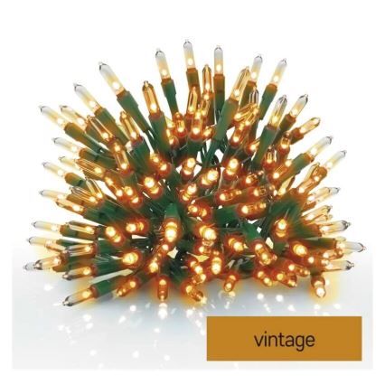 Corrente exterior de Natal LED 150xLED/27,35m IP44 vintage