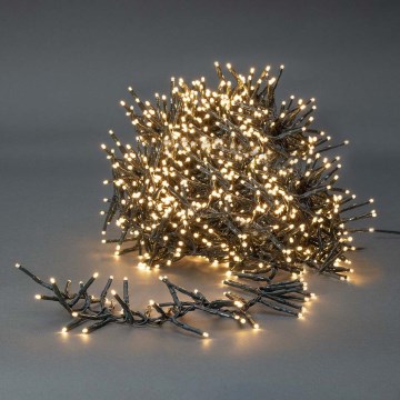 Corrente exterior de Natal LED 1512xLED/7 funções 14m IP44 branco quente