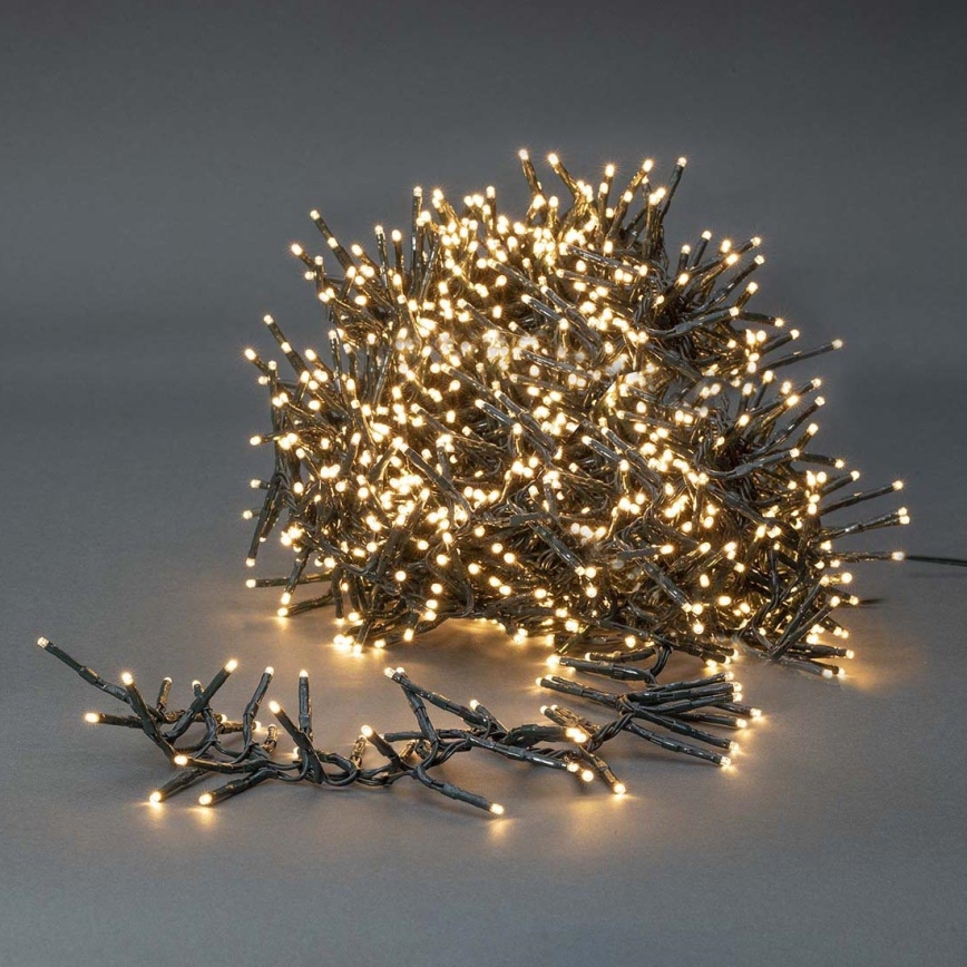 Corrente exterior de Natal LED 1512xLED/7 funções 14m IP44 branco quente