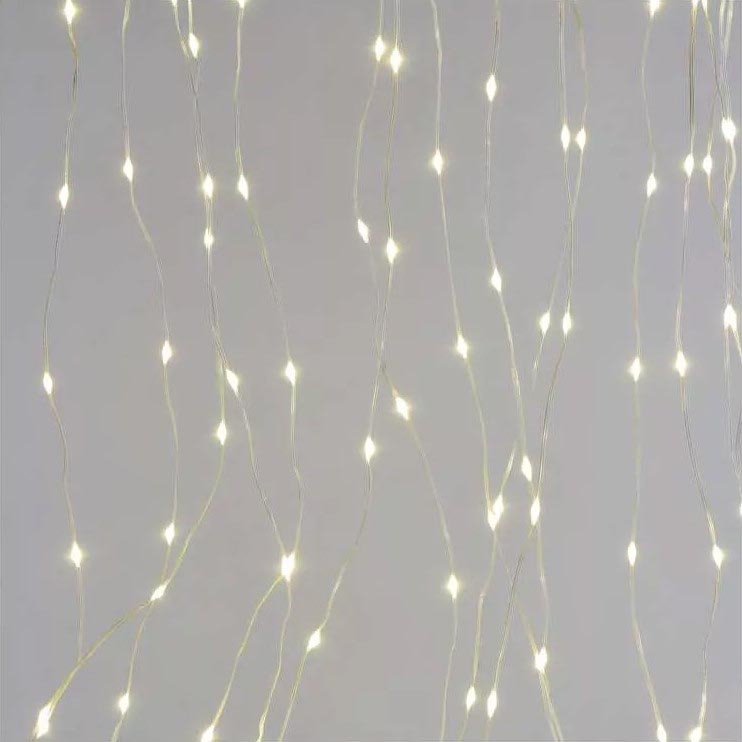 Corrente exterior de Natal LED 240xLED/8 funções 6,7 m IP44 branco quente
