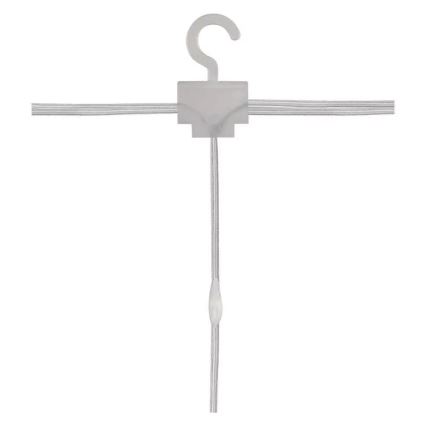 Corrente exterior de Natal LED 300xLED/8 funções 7,9 m IP44 branco quente