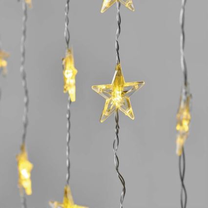 Corrente exterior de Natal LED 30xLED/3,9m IP44 estrelas