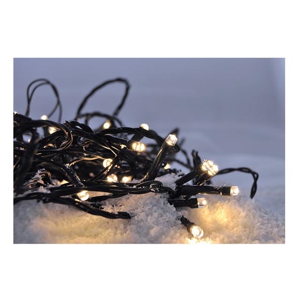 Corrente exterior de Natal LED 400xLED/8 funções 25 m IP44 branco quente