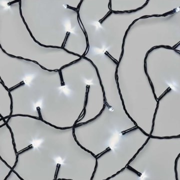 Corrente exterior de Natal LED 40xLED/3xAA 3,3m IP44 branco frio