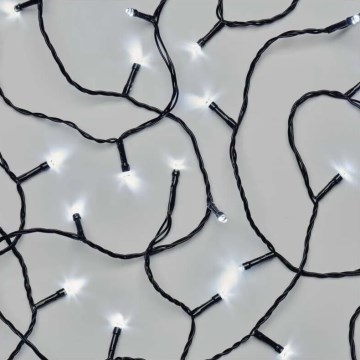 Corrente exterior de Natal LED 50xLED/5m IP44 branco frio