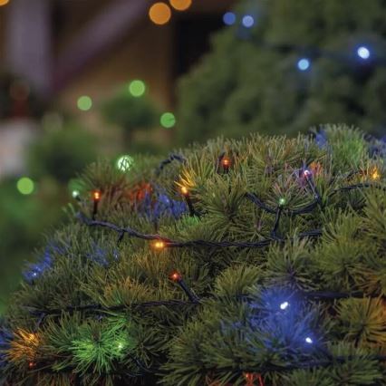 Corrente exterior de Natal LED 50xLED/5m IP44 multicolor