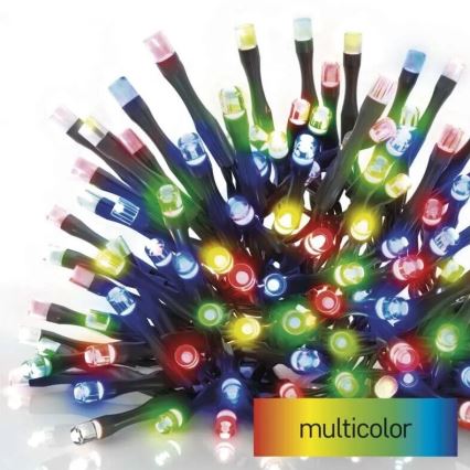 Corrente exterior de Natal LED 50xLED/5m IP44 multicolor
