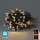 Corrente exterior de Natal LED 50xLED/8 funções 10m IP65 Wi-Fi Tuya branco quente