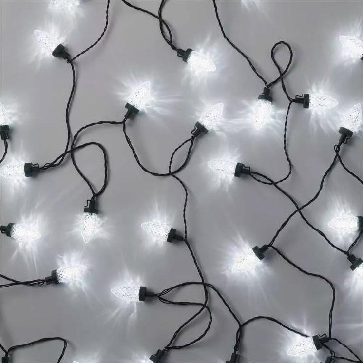Corrente exterior de Natal LED 50xLED/8 funções 14,8 m IP44 branco frio
