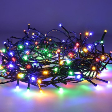Corrente exterior de Natal LED 50xLED/8 funções 8m IP44 multicolor