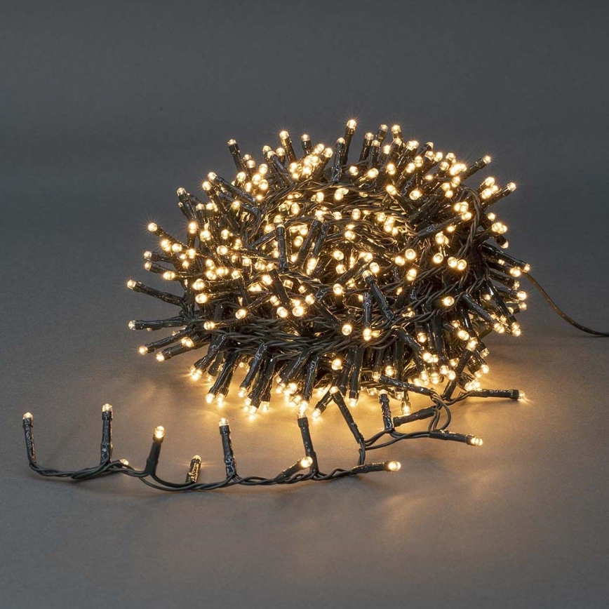 Corrente exterior de Natal LED 700xLED/7 funções 17m IP44 branco quente