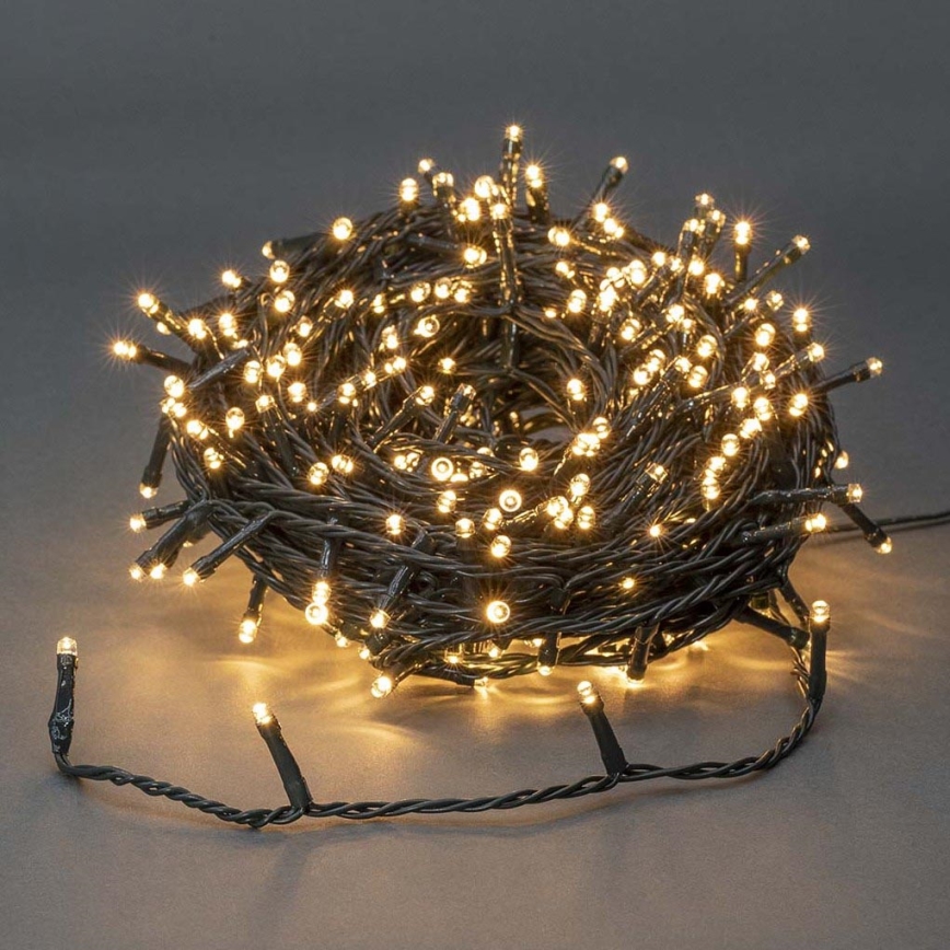 Corrente exterior de Natal LED 720xLED/7 funções 57m IP44 branco quente