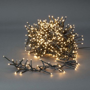 Corrente exterior de Natal LED 768xLED/7 funções 8,6m IP44 branco quente