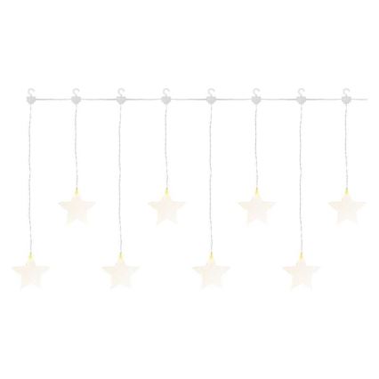 Corrente exterior de Natal LED 8xLED/5,84m IP44 estrelas