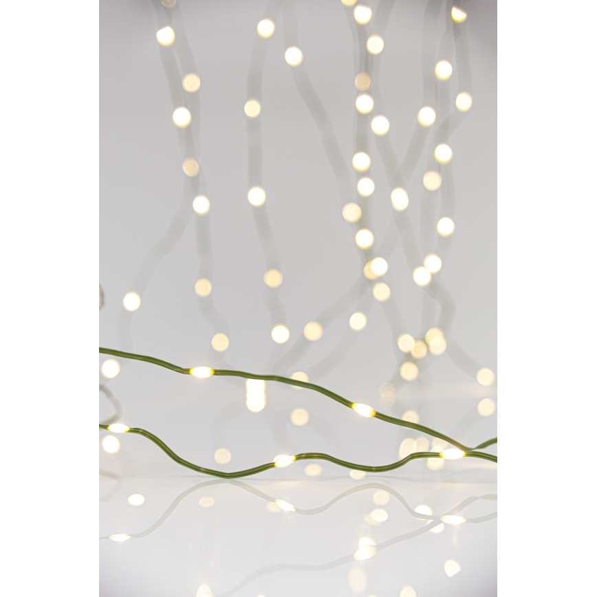Corrente exterior de Natal LED LINE 700xLED/8 funções 40 m IP44 branco quente