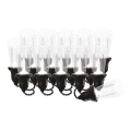 Corrente exterior decorativa LED 16xLED 8,6m IP44 branco frio