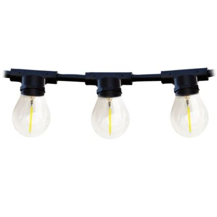 Corrente exterior decorativa MIMOSA 20xE27/1,3W/230V IP44 10m