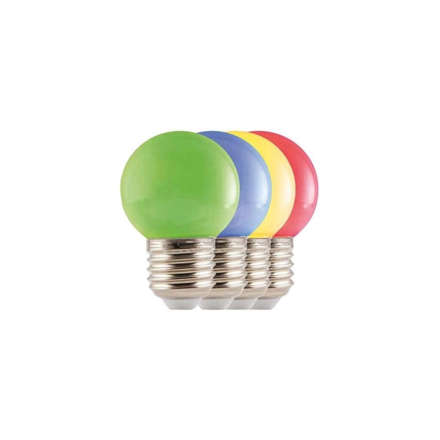 Corrente exterior LED EASY CONNECT 8xE27 5m IP44 multicolor