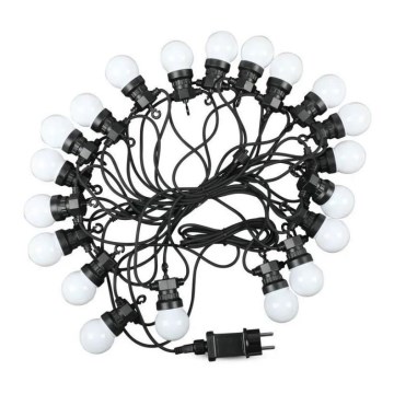Corrente exterior LED STRING 10m 20xLED/0,5W/24/230V 3000K IP44
