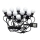 Corrente exterior LED STRING 5m 10xLED/0,5W/230V IP44 3000K