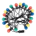 Corrente LED de exterior STRING RGB 10m 20xLED/0,5W/230V IP44